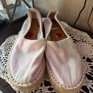 Splendid Off-White Canvas Espadrille Sneakers
